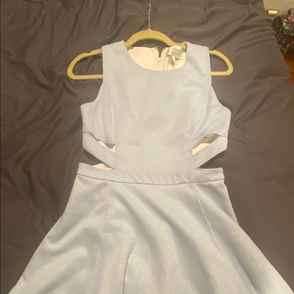 Adelyn Rae baby powder blue dress